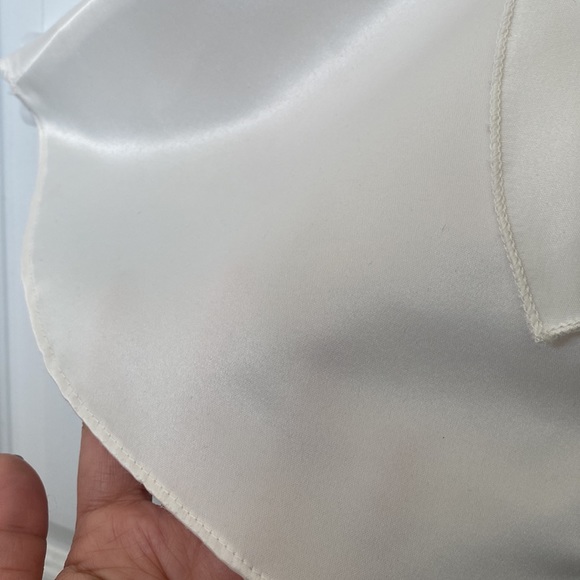 Off White Satin Dress - Picture 10 of 12